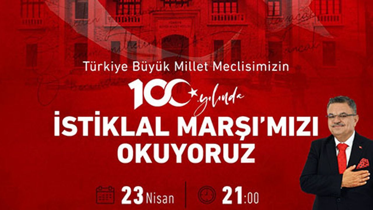 Milletvekili Yağcı: “23 Nisan’da İstiklal Marşımızı okuyoruz”