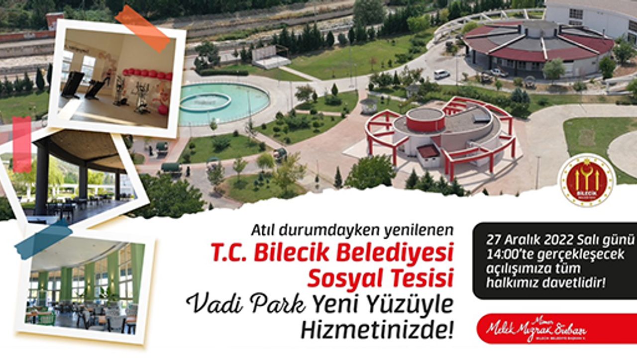 ATIL VAZİYETTE OLAN VADİPARK YENİ YÜZÜYLE KULLANIMA AÇILIYOR