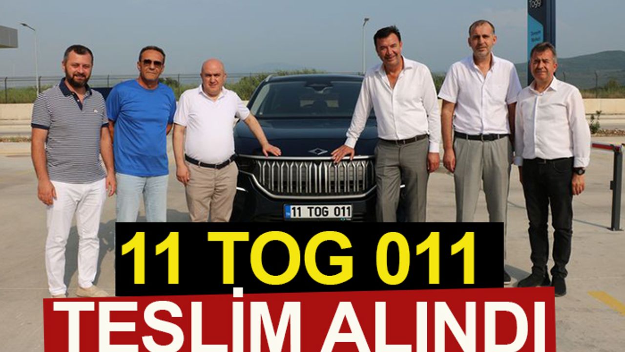 11 TOG 011 TESLİM ALINDI