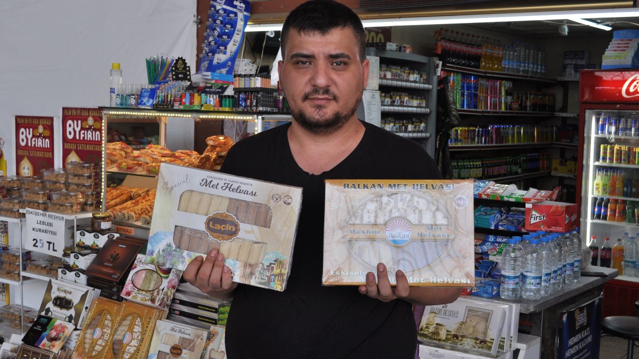 Otogar esnafının en çok sattığı ürün meşhur met helvası