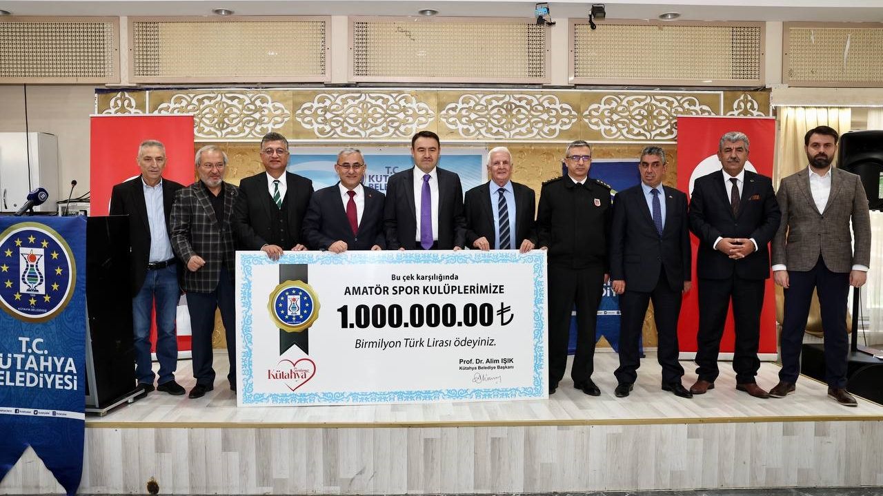 Amatör spor kulüplerine 1 milyon TL'lik destek