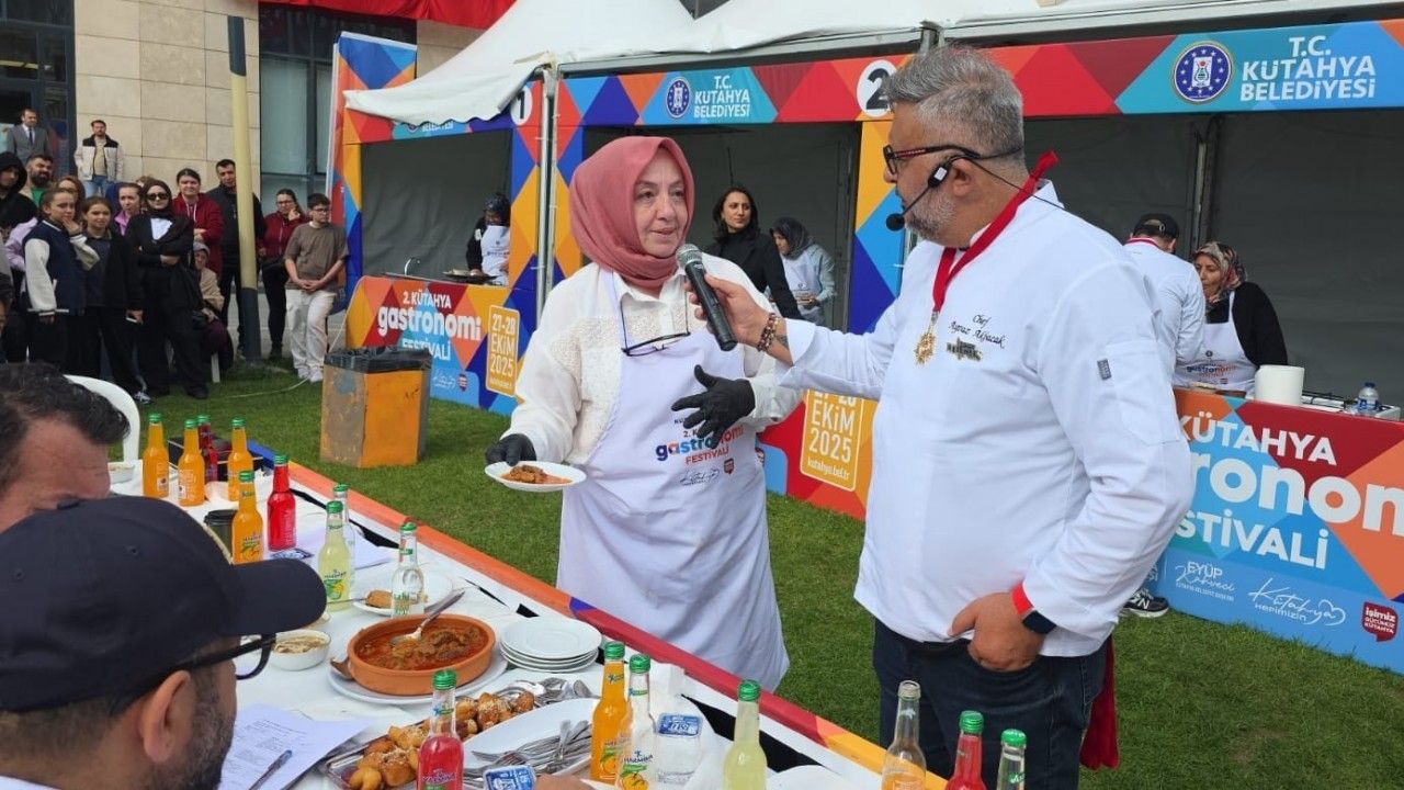 Kütahya’da Gastronomi Festivali renkli görüntülerle sona erdi