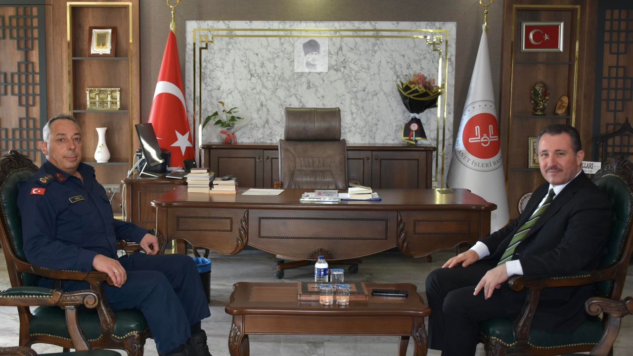 Bilecik İl Jandarma Komutanı Albay Vanlı’dan İl Müftülüğüne Ziyaret