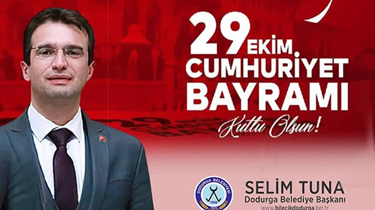 BAŞKAN SELİM TUNA CUMHURİYET BAYRAMINI KUTLADI