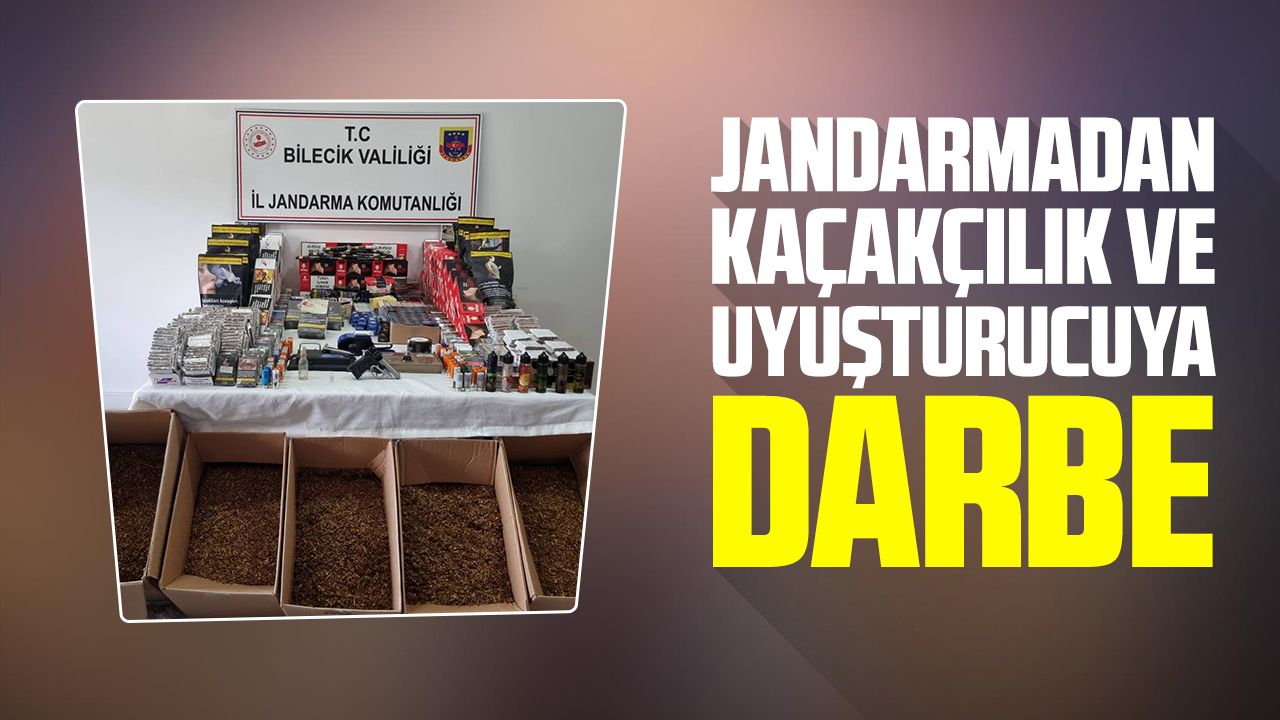 Jandarmadan Kaçakçılık ve Uyuşturucuya Darbe