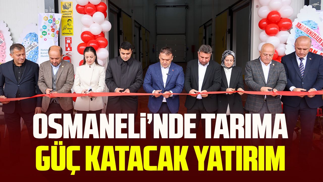 Osmaneli’de Tarıma Güç Katacak Yatırım