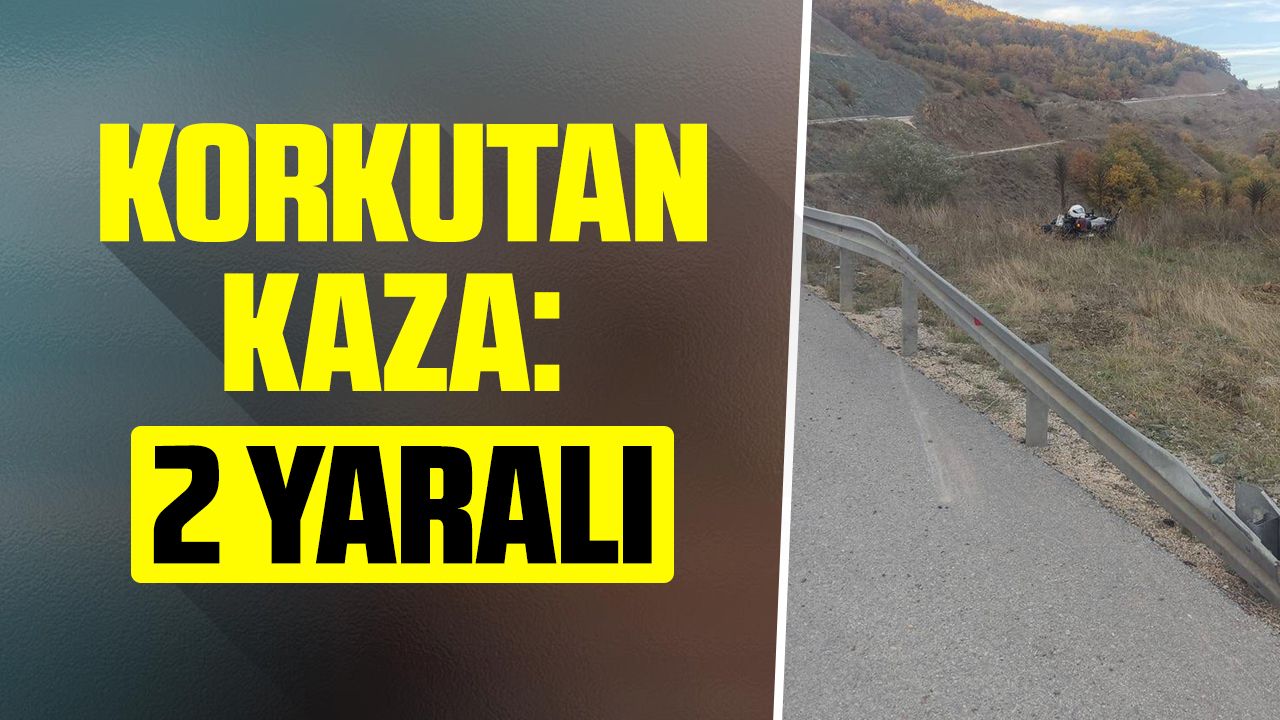 BİLECİK'TE KORKUTAN KAZA: 2 YARALI