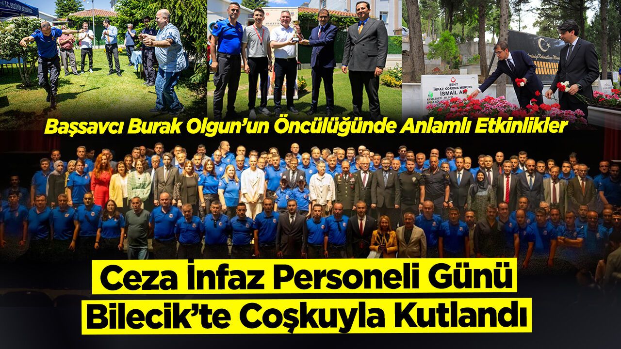 Ceza İnfaz Personeli Günü Bilecik’te Coşkuyla Kutlandı