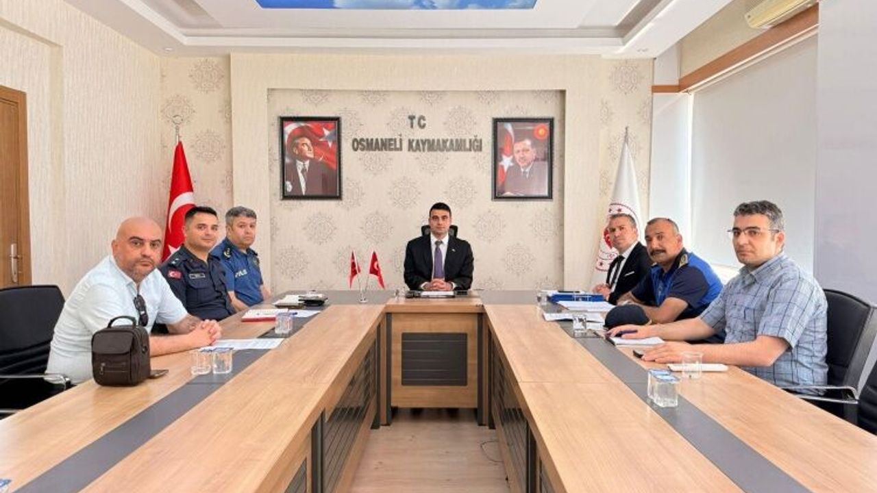 Osmaneli’nde Okul Güvenliği Toplantısı