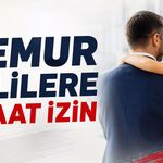 Memur Velilere 3 Saat İzin