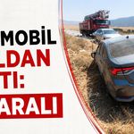 Otomobil Yoldan Çıktı: 1 Yaralı