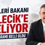 İçişleri Bakanı Bilecik’e Geliyor