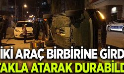 İKİ ARAÇ BİRBİRİNE GİRDİ