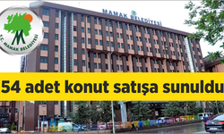 54 adet konut satışa sunuldu