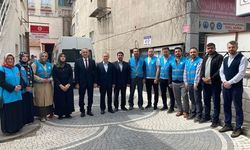 Müftülükte oluşturulan gönüllü ekip deprem bölgesine gönderildi