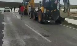 Günyüzü'nde sel sonrası karayolu ulaşıma kapandı