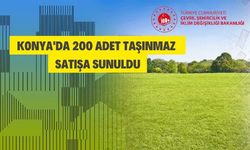 Konya'da 200 adet taşınmaz satılacak
