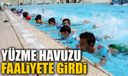 Yüzme havuzu faaliyete girdi