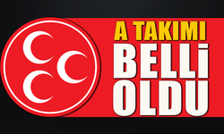 A TAKIMI BELLİ OLDU