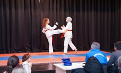 Küçük taekwondocuların kuşak heyecanı