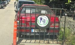 Bozüyük Belediyesine ait demir güvenlik bariyeri Bilecik'te