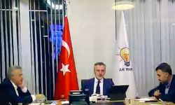 AK PARTİ İL BAŞKANI YILDIRIM, GENEL BAŞKAN YARDIMCISI KANDEMİR İLE GÖRÜŞTÜ