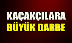 KAÇAKÇILARA BÜYÜK DARBE