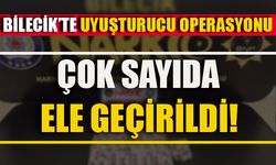 BİLECİK’TE UYUŞTURUCU OPERASYONU, ÇOK SAYIDA ELE GEÇİRİLDİ