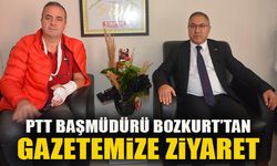 PTT BAŞMÜDÜRÜ BOZKURT’TAN GAZETEMİZE ZİYARET