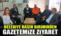 BELEDİYE BASIN BİRİMİNDEN GAZETEMİZE ZİYARET