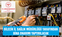 BİNA ONARIMI YAPTIRILACAKTIR BİLECİK İL SAĞLIK MÜDÜRLÜĞÜ