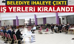 BELEDİYE İHALEYE ÇIKTI