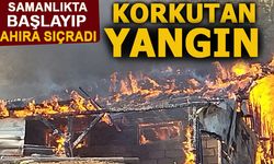 BİLECİK'TE KORKUTAN YANGIN