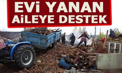 EVİ YANAN AİLEYE DESTEK