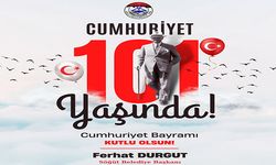 BAŞKAN DURGUT CUMHURİYET BAYRAMINI KUTLADI