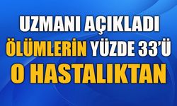 UZMANI AÇIKLADI ÖLÜMLERİN YÜZDE 33’Ü O HASTALIKTAN