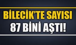 BİLECİK'TE SAYISI 87 BİNİ AŞTI!