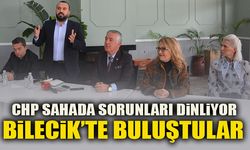 CHP SAHADA SORUNLARI DİNLİYOR   BİLECİK’TE BULUŞTULAR