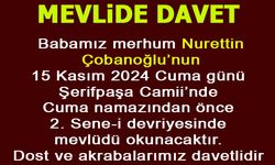 MEVLİDE DAVET