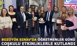 BOZÜYÜK SINAV’DA ÖĞRETMENLER GÜNÜ COŞKULU ETKİNLİKLERLE KUTLANDI