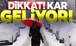 DİKKAT! KAR GELİYOR!