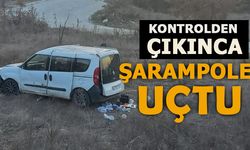 KONTROLDEN ÇIKINCA ŞARAMPOLE UÇTU