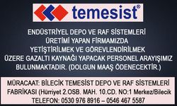 TEMESİST PERSONEL İLANI