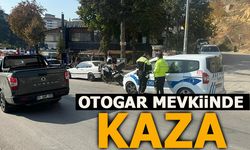 OTOGAR MEVKİİNDE KAZA