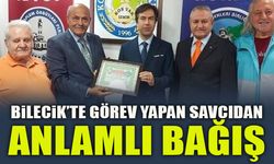 BİLECİK’TE GÖREV YAPAN SAVCIDAN ANLAMLI BAĞIŞ