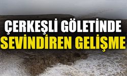 ÇERKEŞLİ GÖLETİNDE SEVİNDİREN GELİŞME