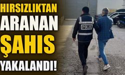 HIRSIZLIKTAN ARANAN ŞAHIS YAKALANDI!