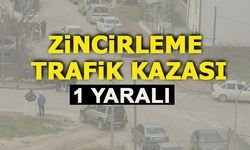 BİLECİK'TE ZİNCİRLEME TRAFİK KAZASI: 1 YARALI