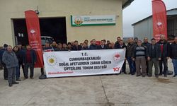 DOĞAL AFETLERDEN ZARAR GÖREN 147 ÇİFTÇİYE SERTİFİKALI NOHUT TOHUMU DESTEĞİ