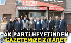 AK PARTİ HEYETİNDEN GAZETEMİZE ZİYARET